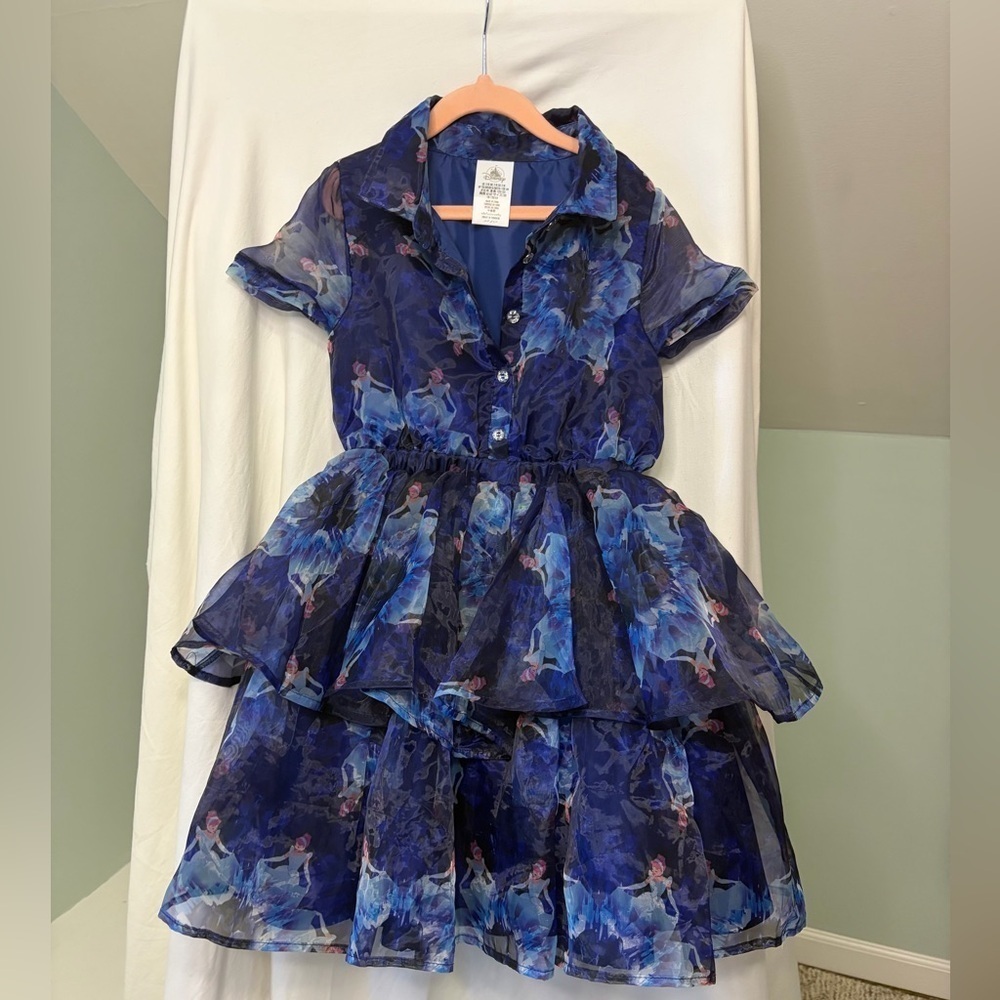 Disney Girls Cinderella Ruffle Princess Dress size 7/8
